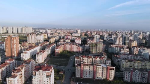 Unur Kent Area in Istanbul Bashak Shahir residential buildings with standard design and color in a r