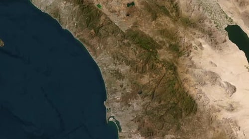 Escondido City Zoom Map - USA