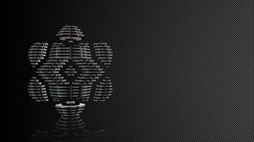 Geometric Corporate Team Connection Animated Figures