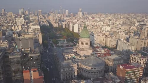 Aerial view of the city of Buenos Aires