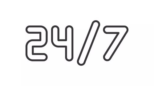 Animation mit 24 x 7 Zeilen