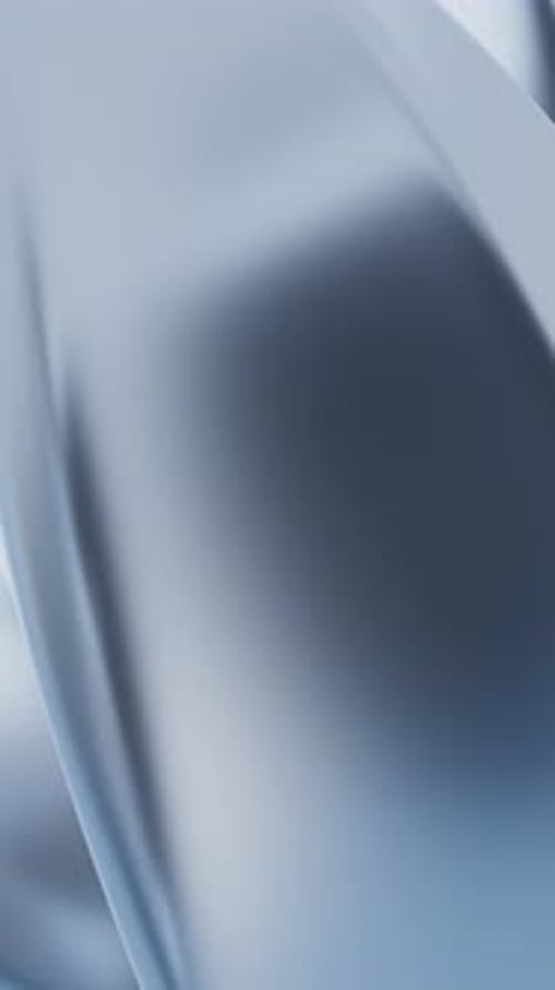 Monochromatic Blue Silver Abstract Curve Texture Vertical Background Loop