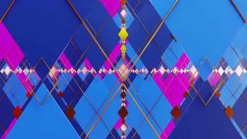 Colorful Art Deco Background HD