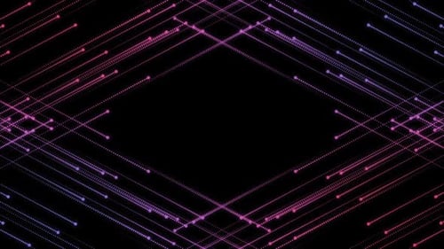 HD Matrix Digital Data Stream | Futuristic Cyberspace Code Flow Technology Background Loop