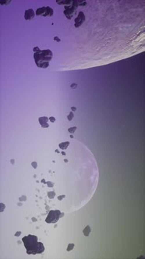 a Large Cluster of Asteroids Near an Unknown Planet Vertical