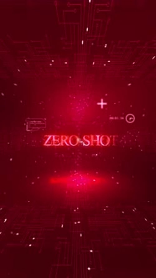 Zero Shot Words In Ai On Digital Background