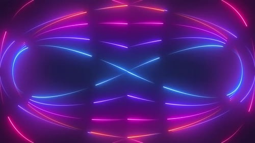 Racing Neon Lines Loop