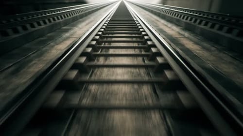 Nahtlose Eisenbahnstrecke für Warentransport und Reisen