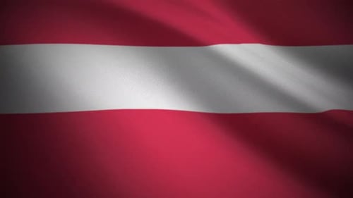 Seamless Waving Austrian Flag Loop Animation