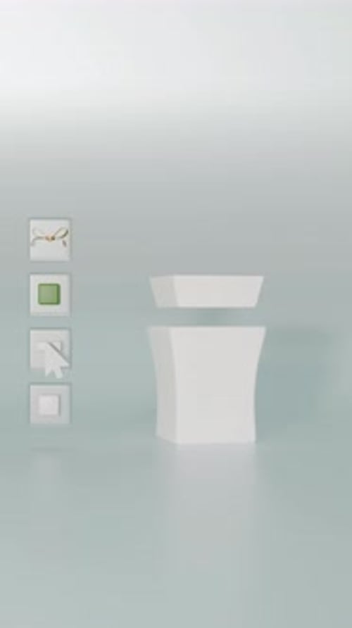 3D Loop Christmas Interface Animation