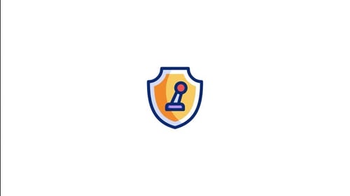 Animiertes Schildsymbol