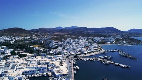 Aerial Shot of Greece Island
