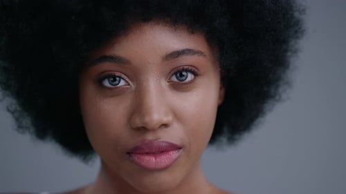 Close Up of Attractive Woman Posing