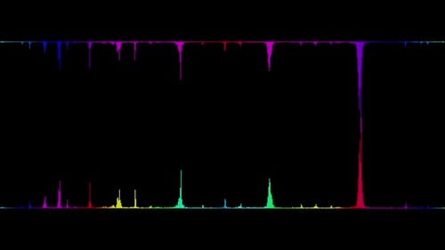 Vibrant Dynamic Audio Spectrum Equalizer Visualization