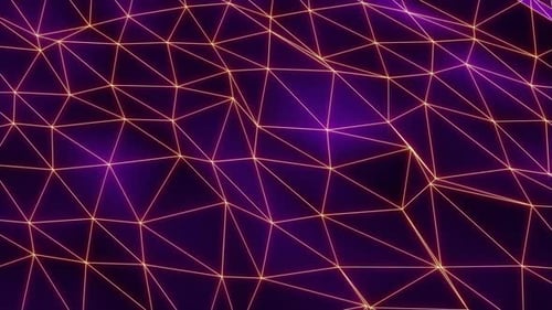 Fond polygonal violet brillant