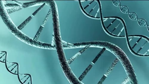 Dynamic 3D DNA Double Helix Science Animation