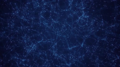 Abstract Futuristic Plexus Network 4k