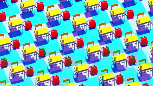 Back To School For Pop Art Style 03 4K