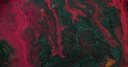 Ink Water Flow Color Fond abstrait fluide rouge