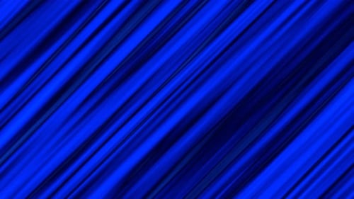 Abstract Blue Flowing Diagonal Lines Motion Background