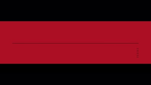 Geneva Collection: Opening of a red split screen from the bottom eventually closing out downwards