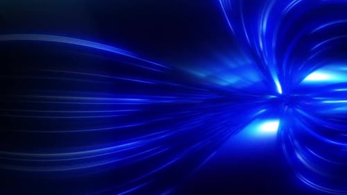 Dynamic Neon Light Streaks Speed Background