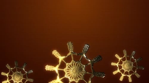 3D-Schneeflocken-Animation