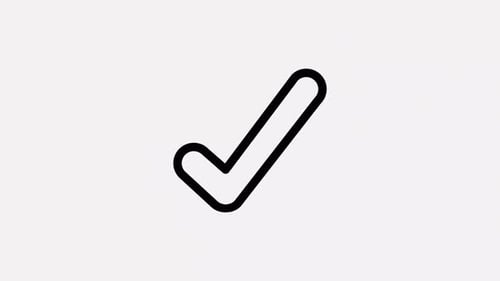 Animated Right icon Alpha Channel