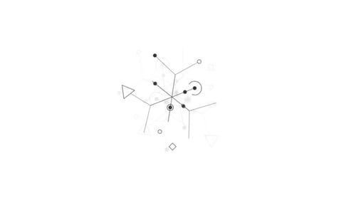 Loop-Animation eines HUD-Elements mit einer Kombination aus dünnen Linien