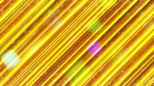 Abstract Golden Diagonal Lines and Sparkles Looping Background