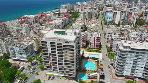 Aerial Video of Residential ResortStyle Complex at Seaside