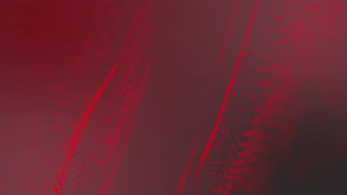 Red Particles Waving