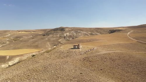 Historic Castle On The High Mountain