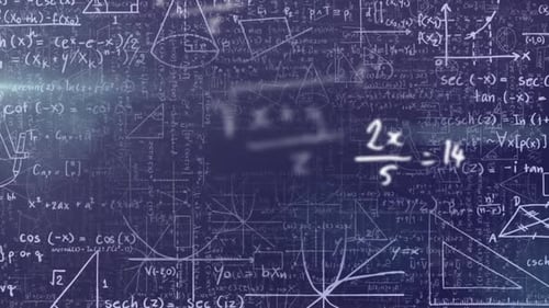 Dynamic Mathematical Equations and Science Formulas Background