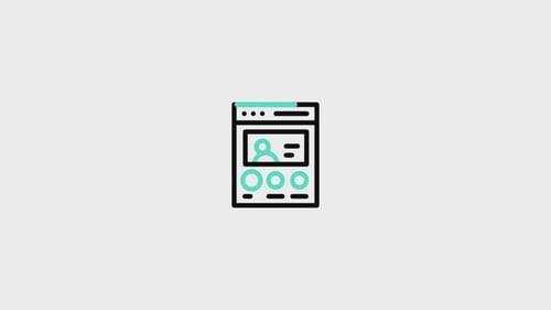 Website Builder Animated Icon V2