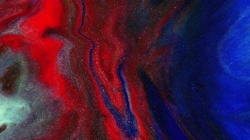 Colorful Abstract Texture of Liquid Marble Liquid Art