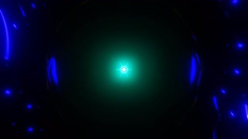 Les lumières stroboscopiques pulsées créent une toile de fond dynamique au néon