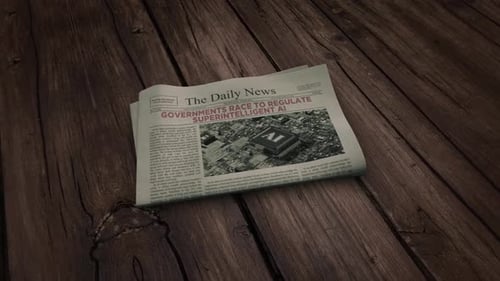 Les gouvernements s'empresseront de réglementer les titres des journaux sur l'IA superintelligente