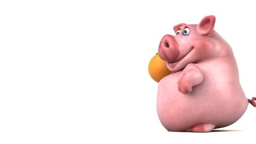 Fun pig - 3D Animation