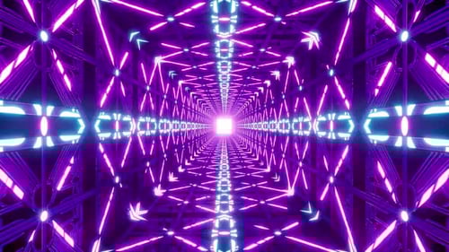 Future Light Tunnel Background