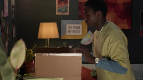 Black Guy Moving In Dormitory