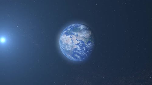 Earth in the Vastness of Space