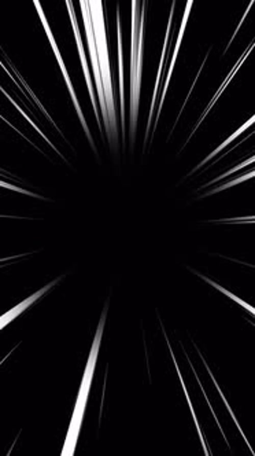 Anime motion of fast speed line with alpha channel