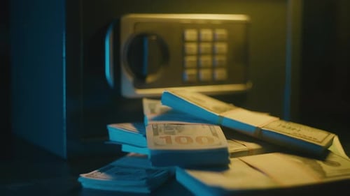 A Safe with Earnings Money