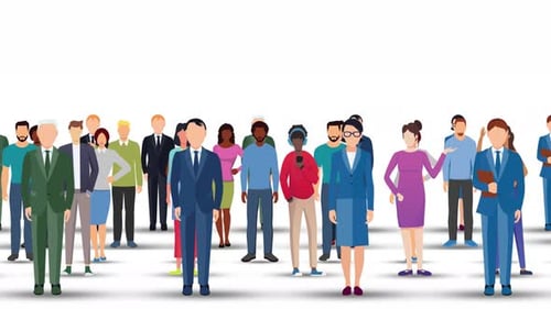 Animation von Personengruppen
