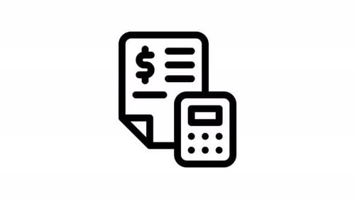 budget line icon animation