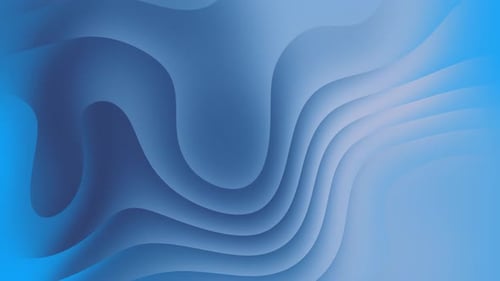 Abstract Blue Fluid Liquid Shapes Motion Background