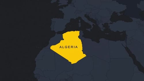 World Map Country Highlight Reveal Animation