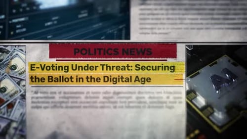 Le vote électronique est menacé : garantir le droit de vote à l'ère numérique Titre d'un journal