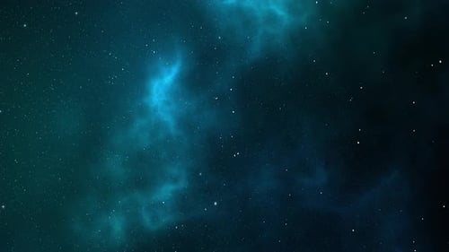 Abstract Space Stars and Nebula Animated Background